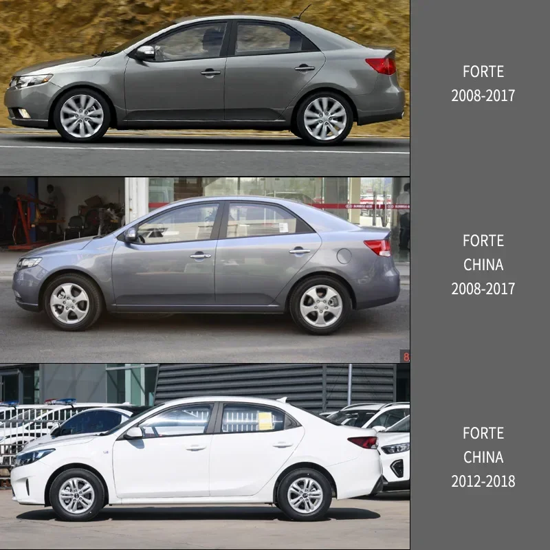 Fit for FORD Forte Window visor Car Sun Rain Guard Vent Shade Deflector Wind Weathershield Moulding Trim Tuning Accessories