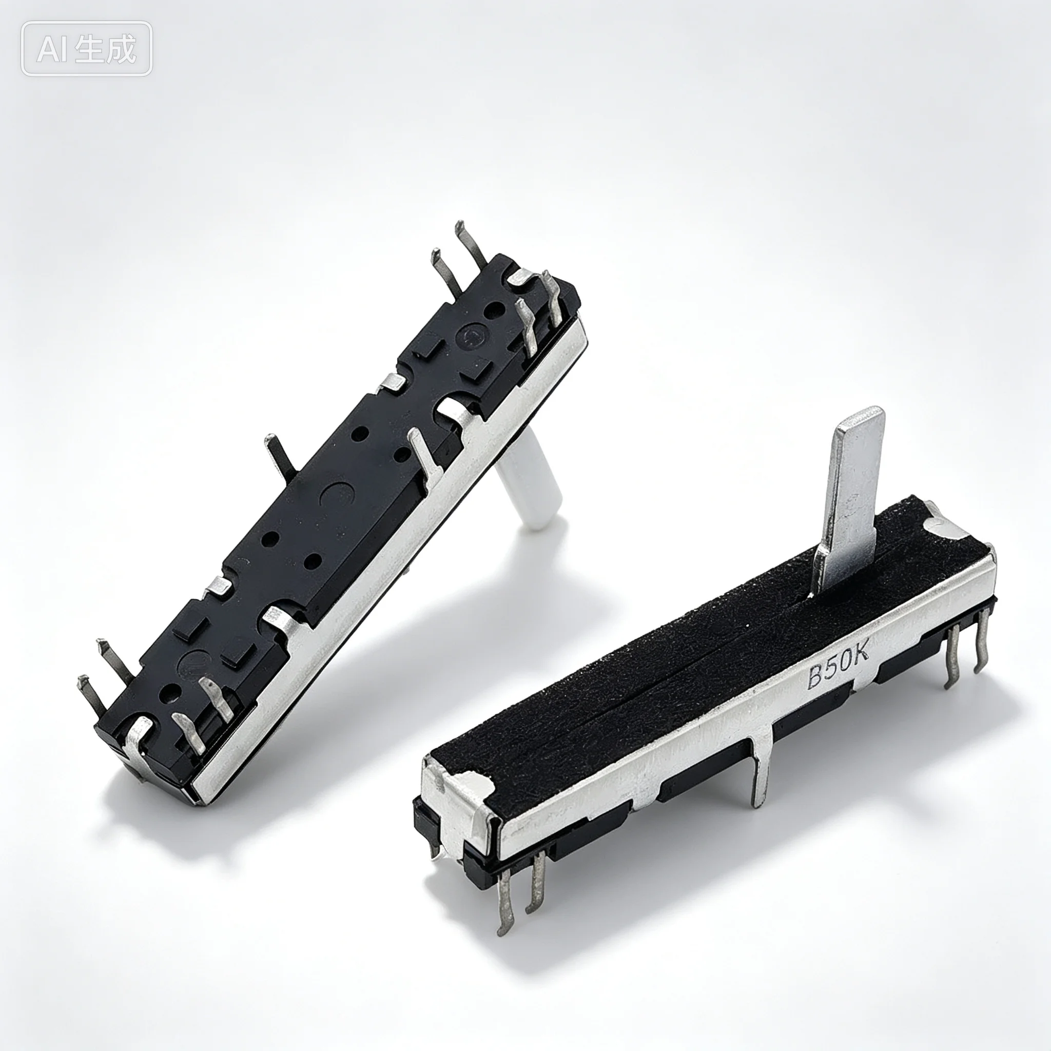 45mm Dual Channel Linear Fader B10K B50 for Casio CT670 Keyboard Volume Potentiometer