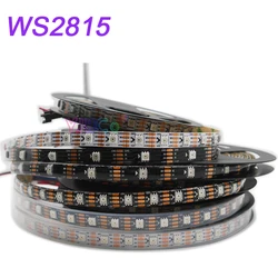 12v ws2815 smart led strip 1m/2m/3m/4m /5m duplo-sinal endereçável 30/60/144 leds/m ws2812b atualizado 5050 rgb luzes pixels fita