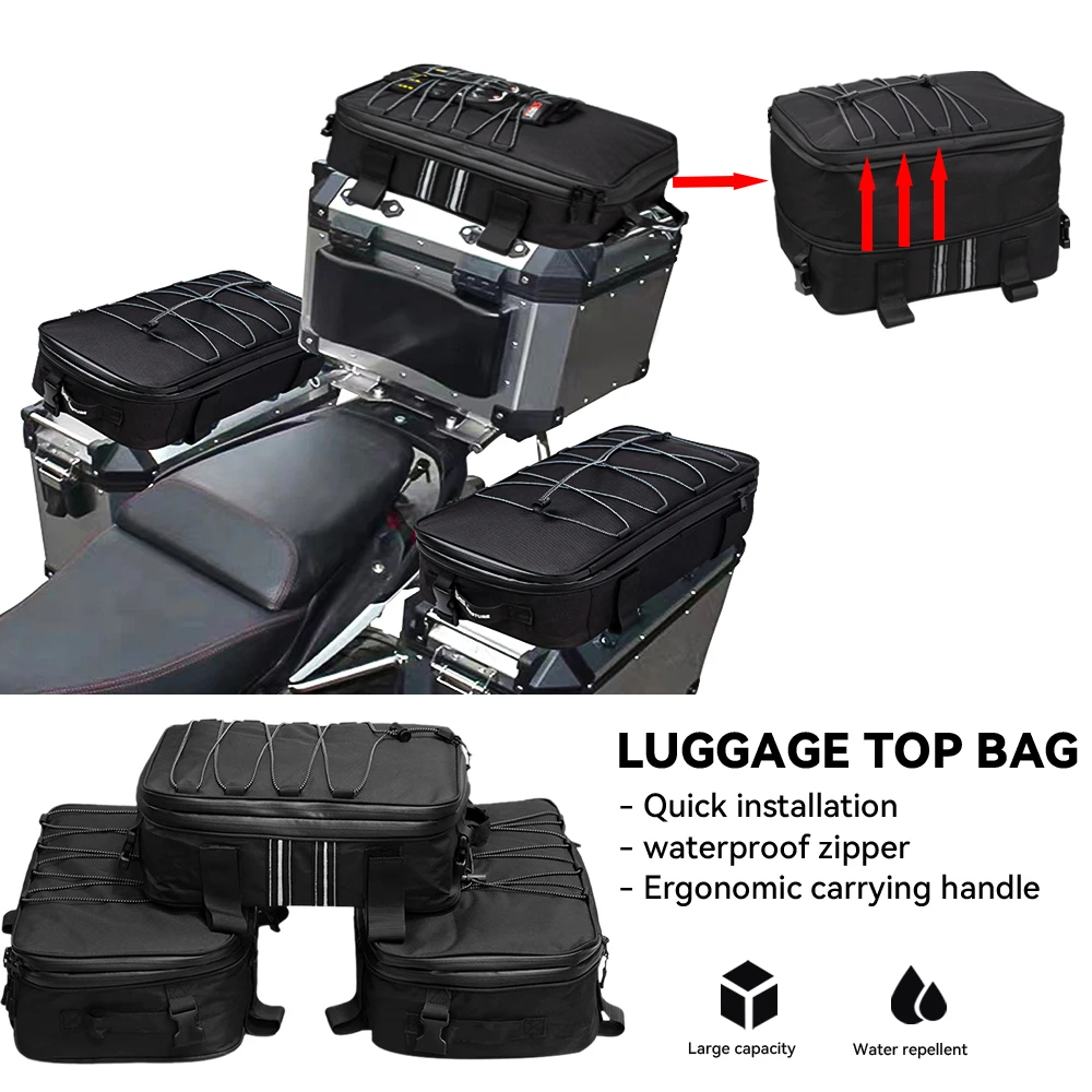Top Bag Motorcycle For BMW R 1200 1250 GS LC F650GS ADV Adventure Top Box Panniers Bag Case Luggage Bags Waterproof