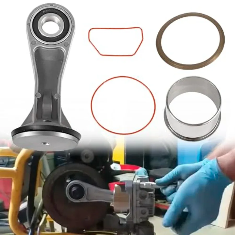 

N038785 Air Compressor Connecting Rod Kit for Craftsman Dewalt and Black and Decker N021229 N021725 Compressor Piston Kit for D