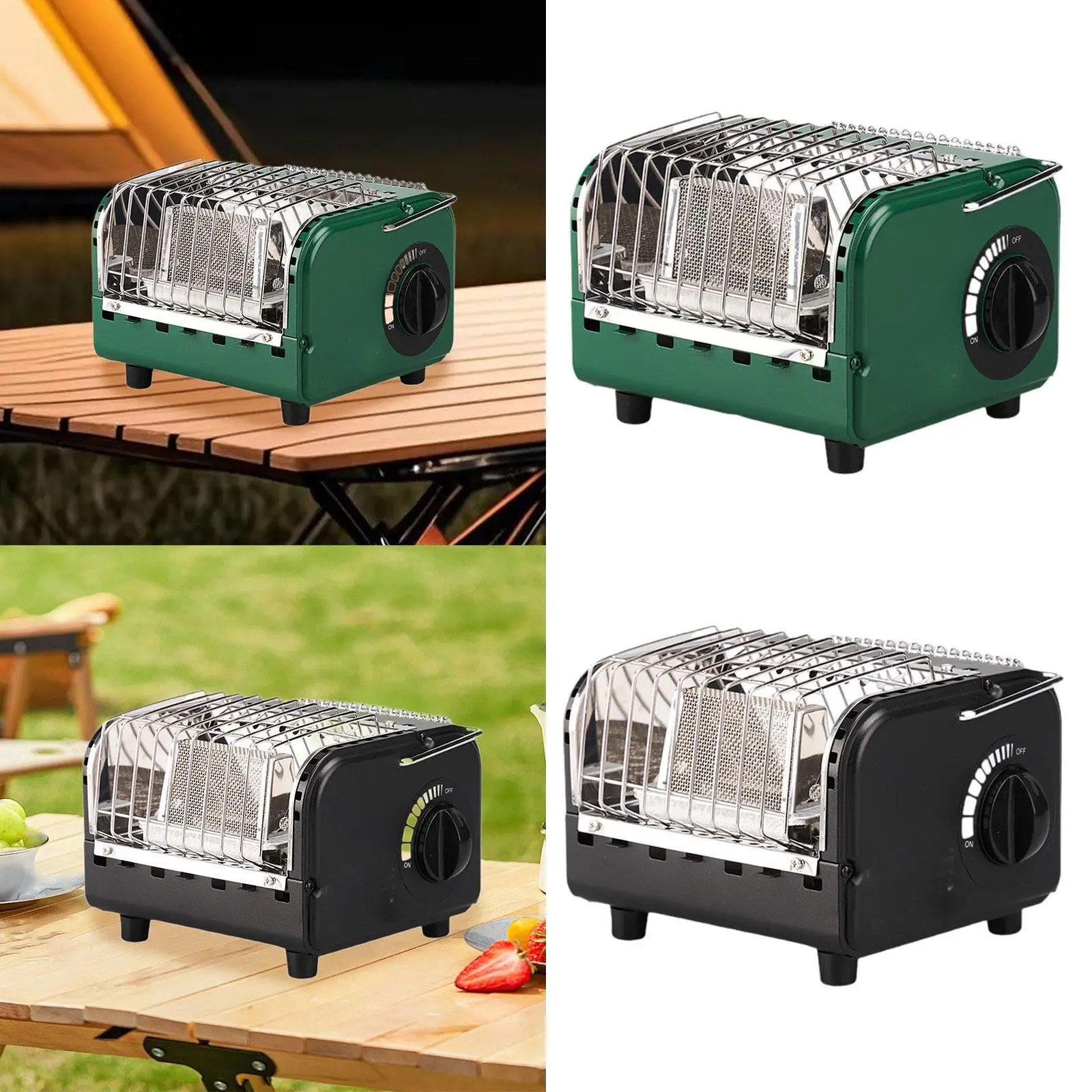 

Mini Cassette Heater Adjustable Temperature Outdoor Camping Gas Heater Camping Warming Heater for Travel Office, Fishing