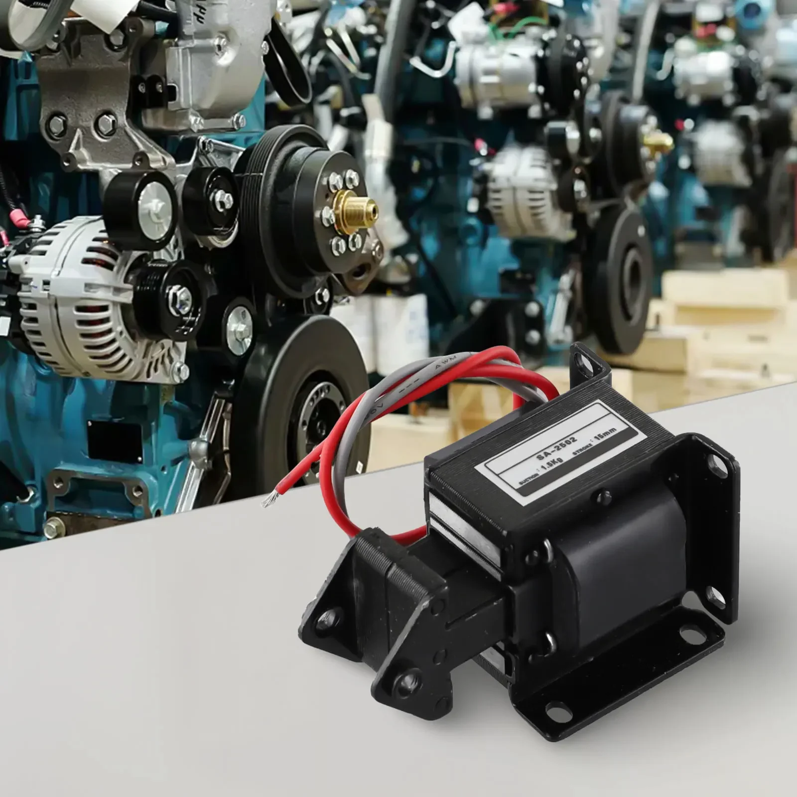 Coil AC Solenoid Solenoid Easy Installation Electromagnet Push-Pull SA‑2402/SA‑2502 Traction Wide Range Of Uses