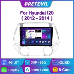 For Hyundai I20 2012 2013 2014 Android Car Radio Multimedia Player GPS Navigation Carplay Screen Auto Stereo Intelligent System