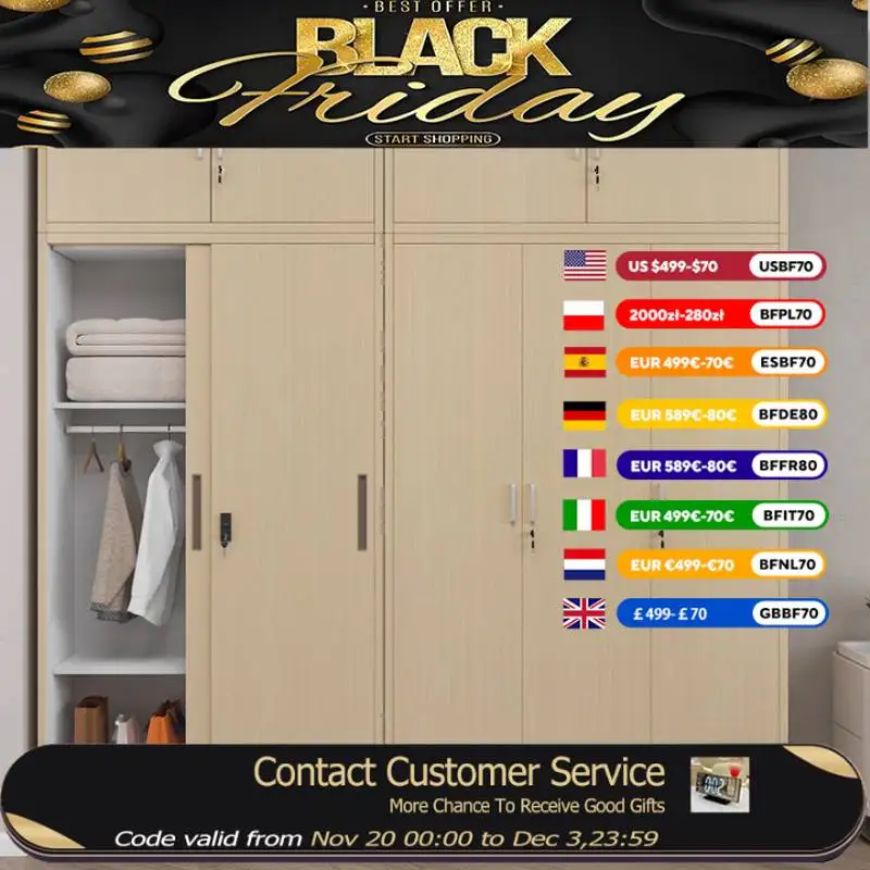 

3 Doors Bedroom Wardrobes Top Cabinet Modern Lounges Space Saving Closet Clothes Adult Display Guarda Roupa Furniture Home