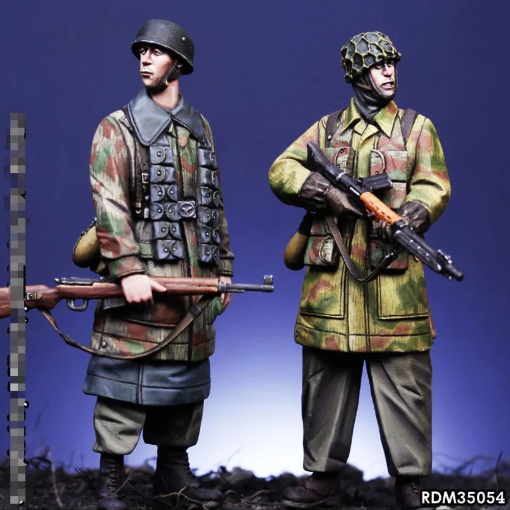 Kit de modelo sem pintura de figura de resina 1/35, tema militar, GK desmontado e sem pintura, 719R