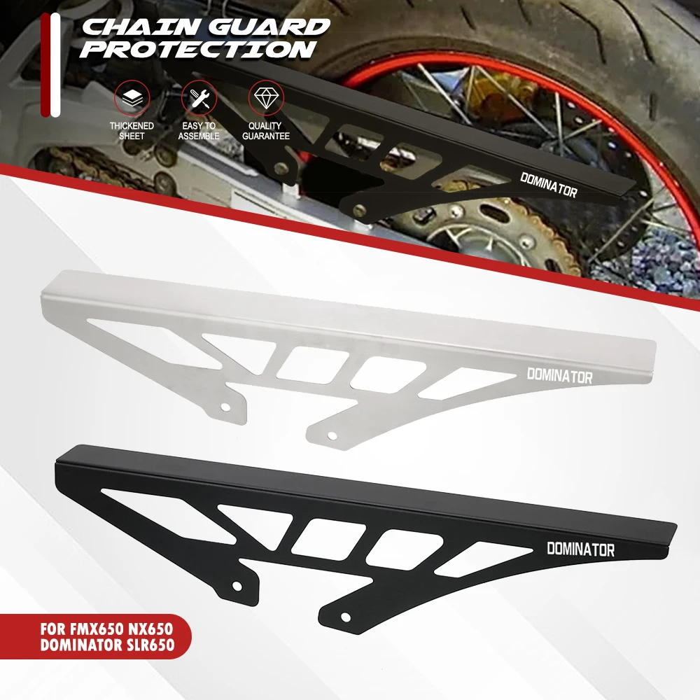 For Honda FMX650 SLR650 NX650 Dominator 1988-2007 2006 2005 Motorcycle Wheel Chain Guard Cover Protection FMX 650 NX 650 SLR 650