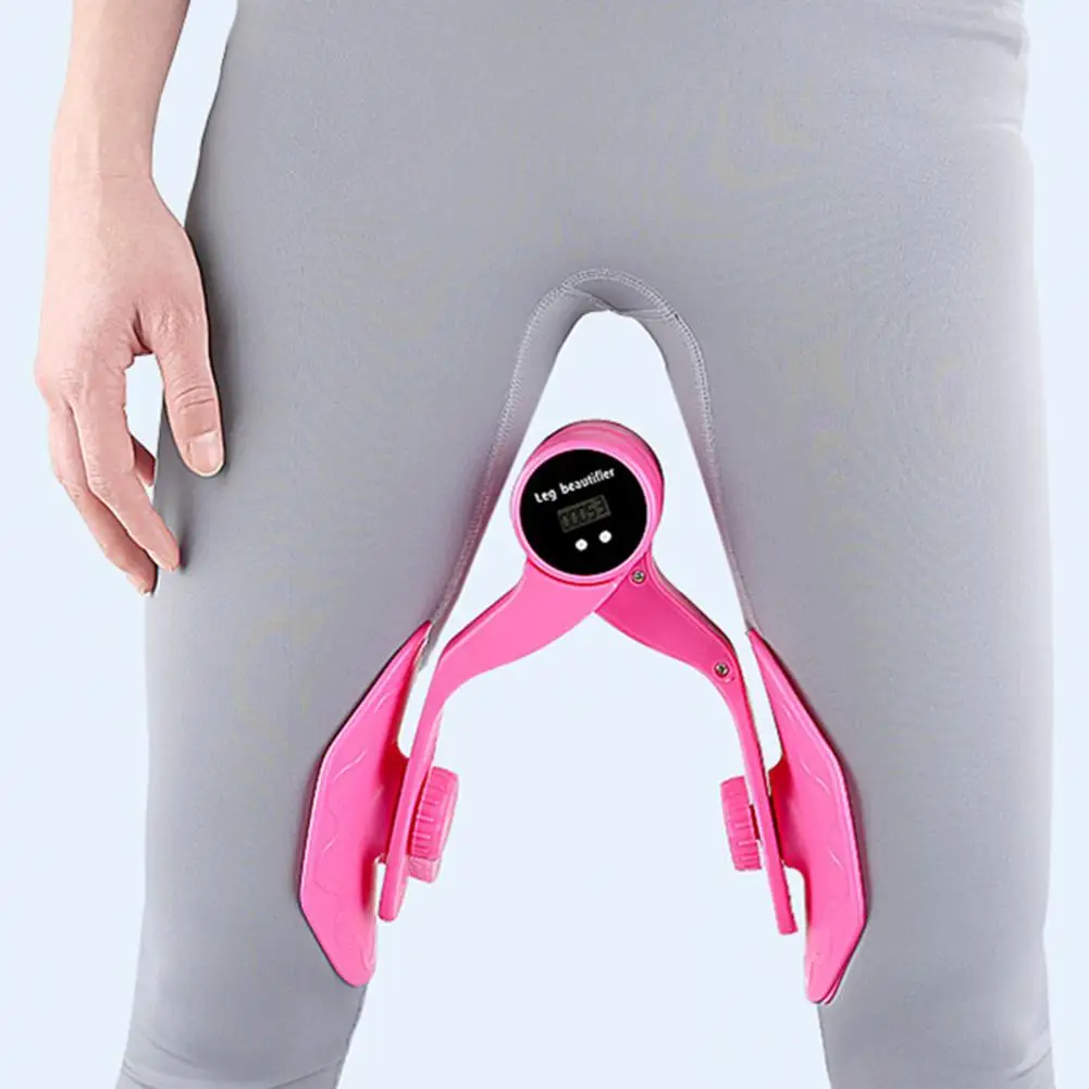 Yoga Leg Clamp Adjustable Thigh Exerciser Pelvic Floor Muscle Trainer for Women Stable Leg Fitness Equipment with 360-degree