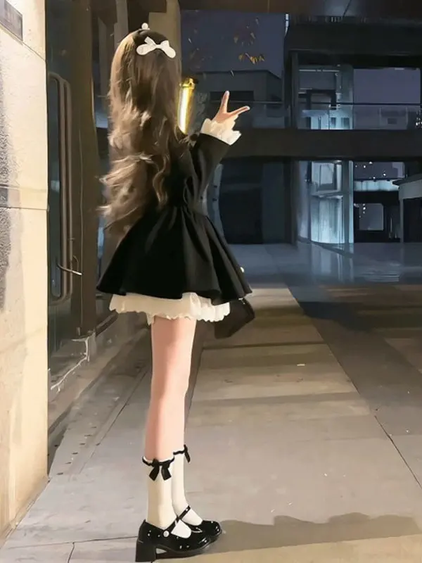 

Корейский Sle Уникальный маленький размер Красивый плащ oulder Dr Комплект из двух предметов за рубежом Принк Доктор Зимний сезон