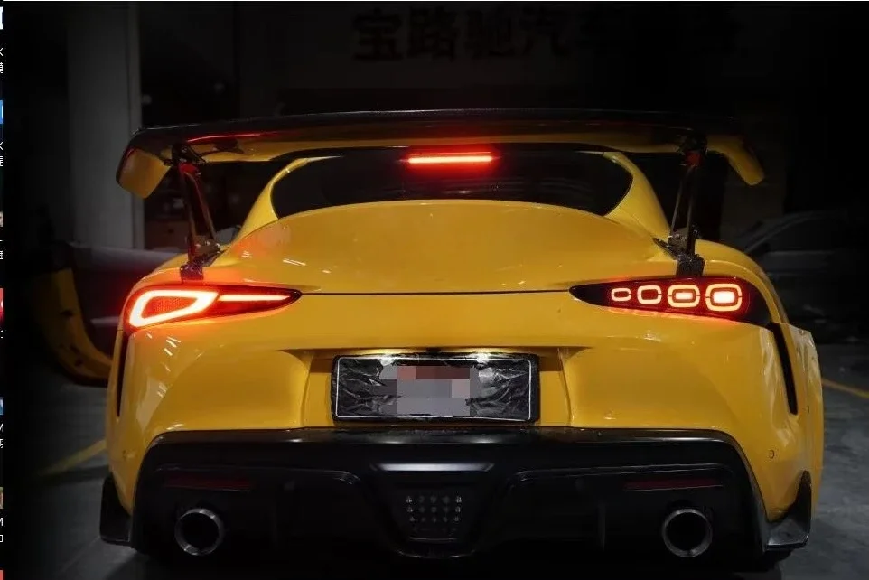 Modified Taillamp for Supra A91 2021+ Car Rear Stop Brake Running Lamp LED Tail Lights Assembly