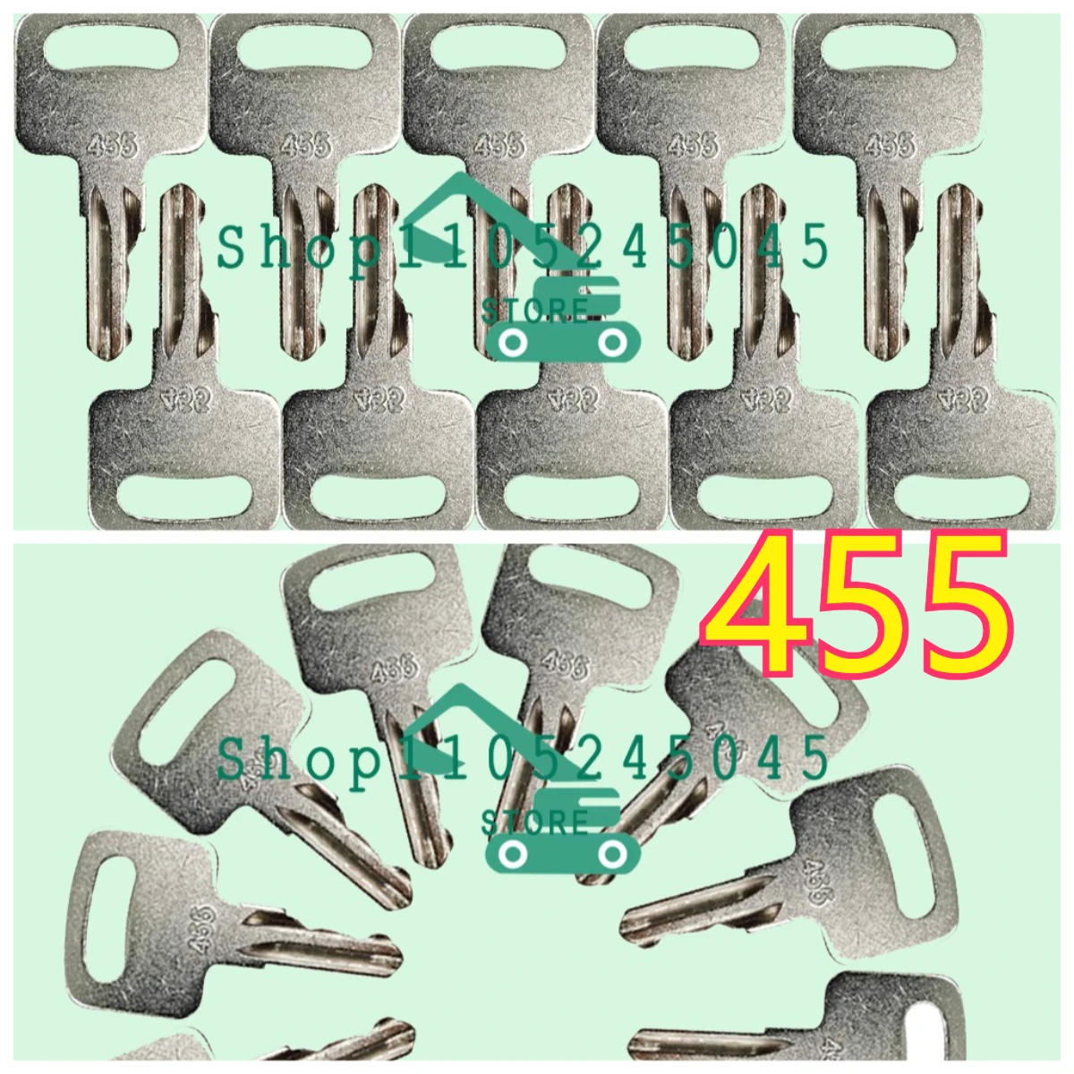 

Ключ зажигания 455 (20 шт.) для ножничных подъемников, вилочных погрузчиков, подъемников Genie, Skyjack, Terex, Snorkel, Manlift, Upright, тяжелой техники, ключ 104466