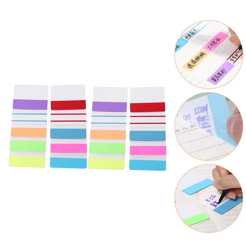 Premium Reading Strips Book Tabs for Beginners Colorful Adhesive Highlight Strips for Annotating Books Reading Practice