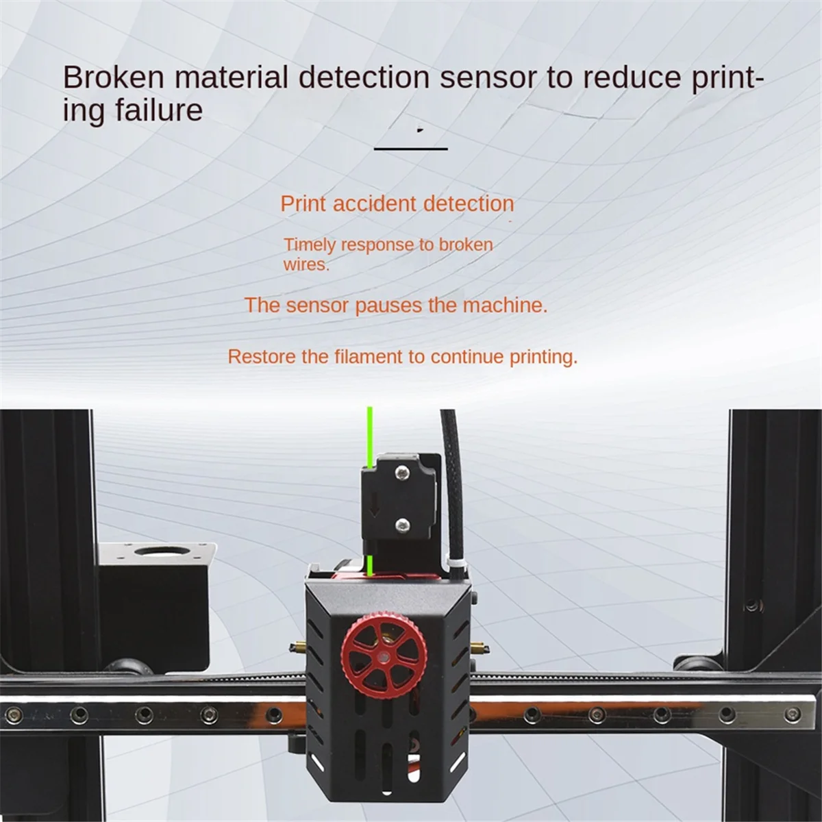 For Ender3 CR10 Extruder Kit All-in One High-Speed Printing 320MM MGN12C Linear Rail for Ender3 3D Printer