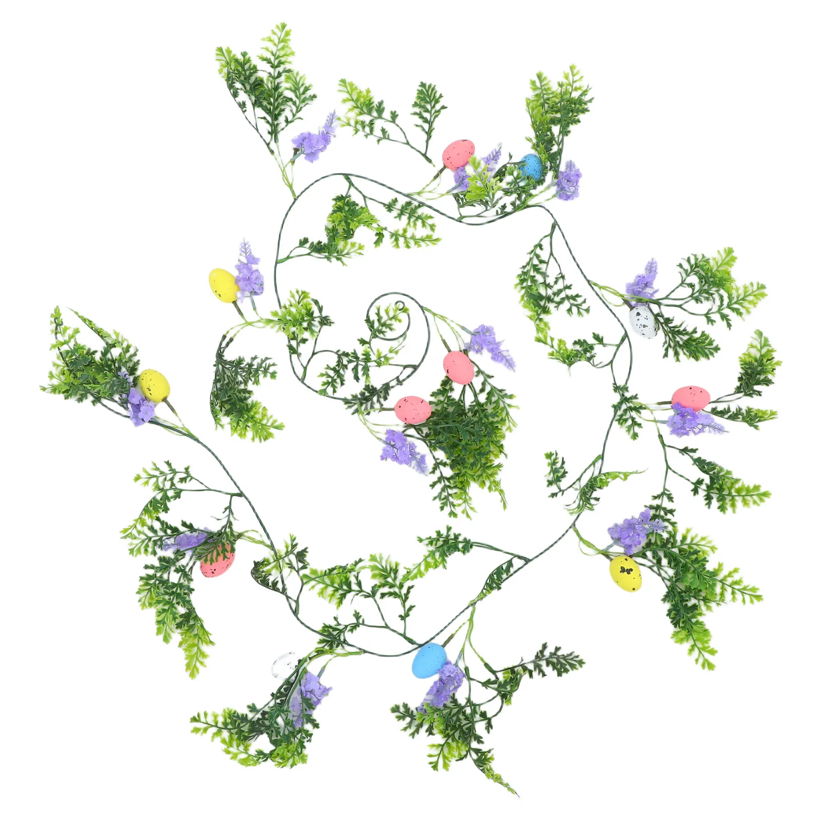 

2M Easter Hanging Greenery Realistic Easter Indoor Bed Plant Spring Wall Decoration Festival Vine Wreath