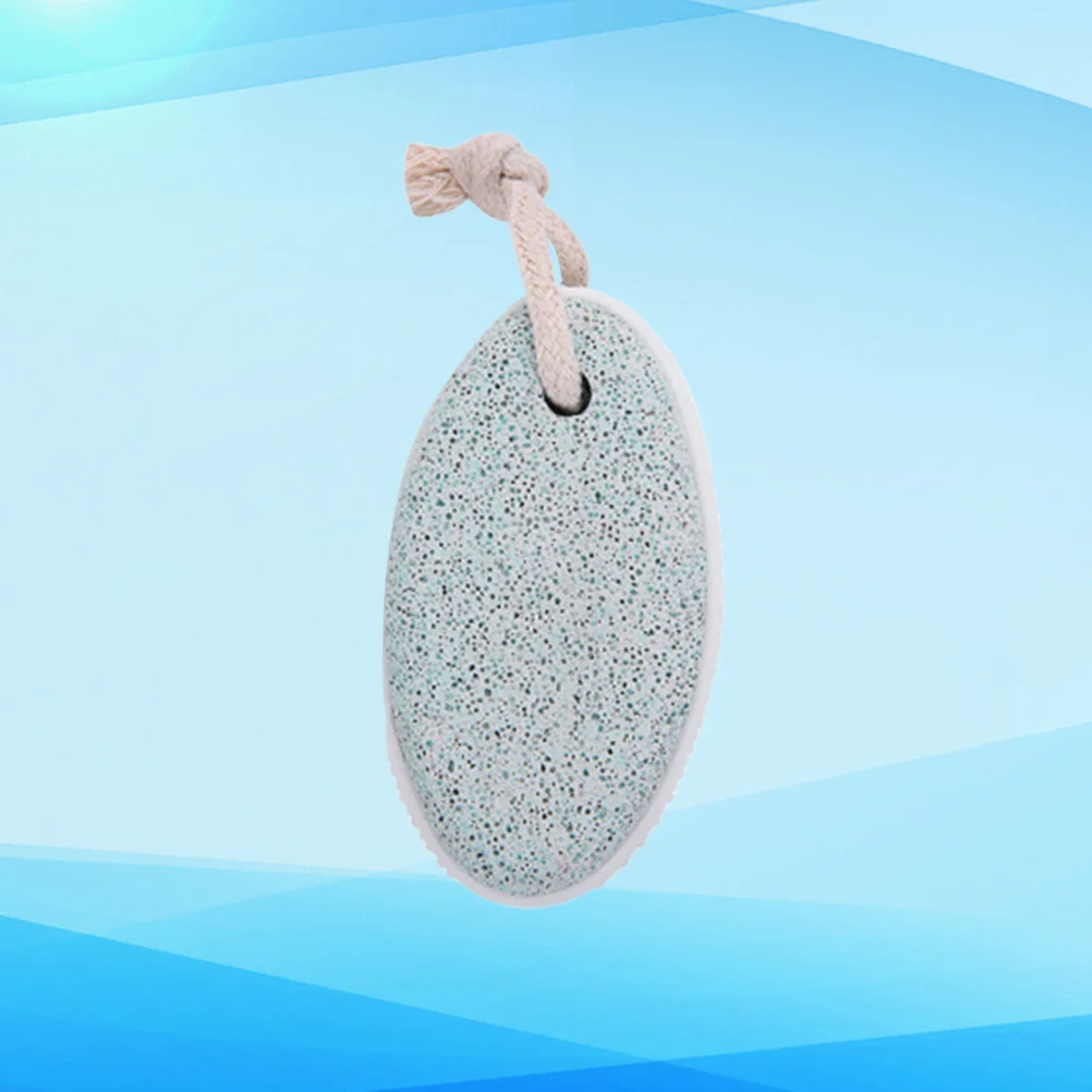 

Green Oval Volcanic Pumice Stone Foot Rubbing Tool for Rough Skin Removal Lightweight Pedicure Care Callus and Dry Skin