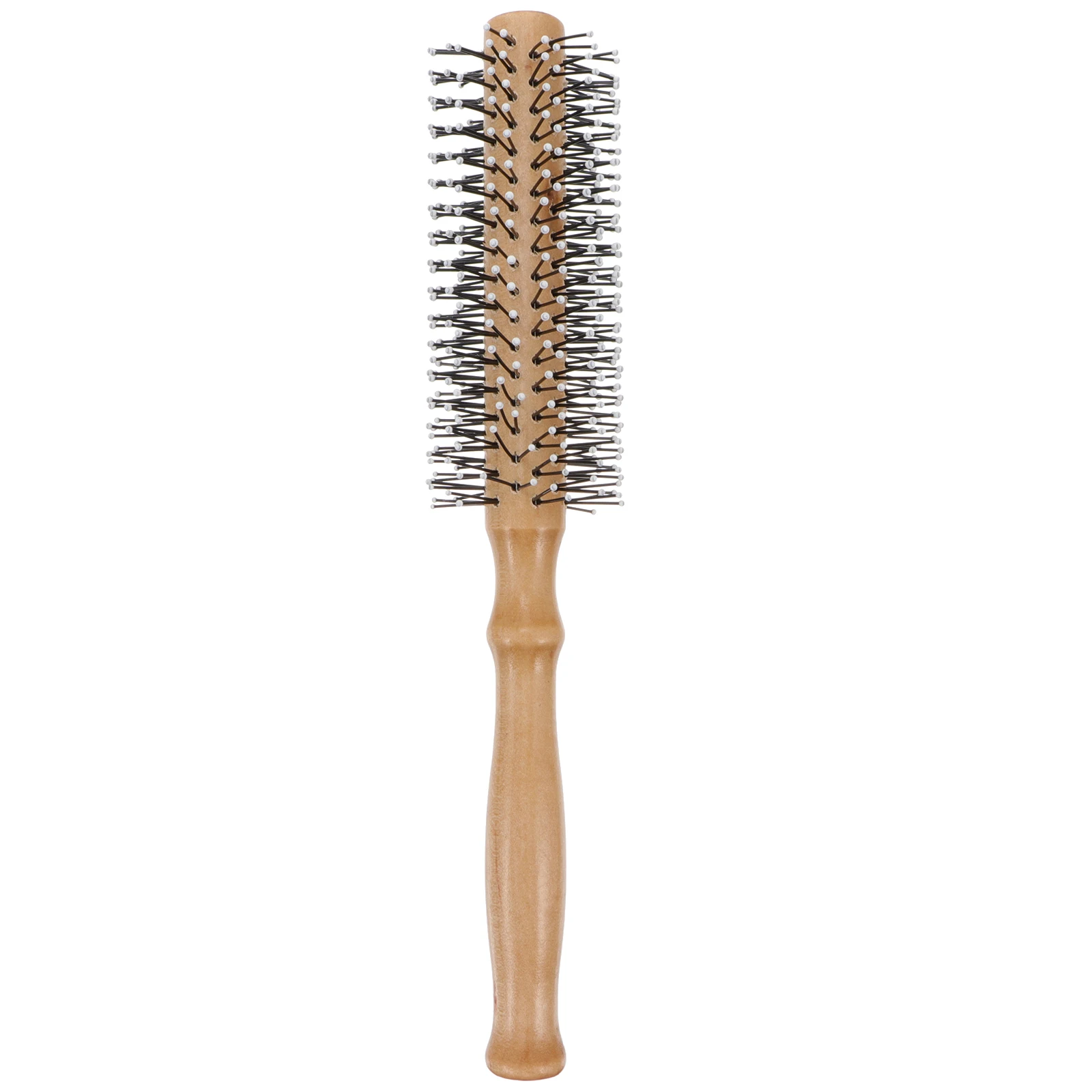 

Wooden Roller Comb for Styling Detangler Round Brushes Women Professional Hair Brush Durable Quality Lightweight Smooth