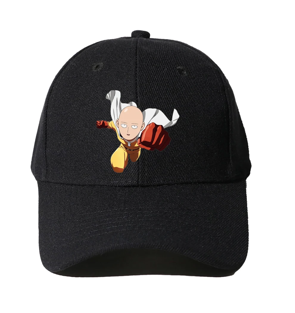 Teenagers Hip Hop Caps  Baseball Cap Spring Autumn Men Snapback Dad Hat  Baseball Cap for aniem one punch man Cartoon Hat