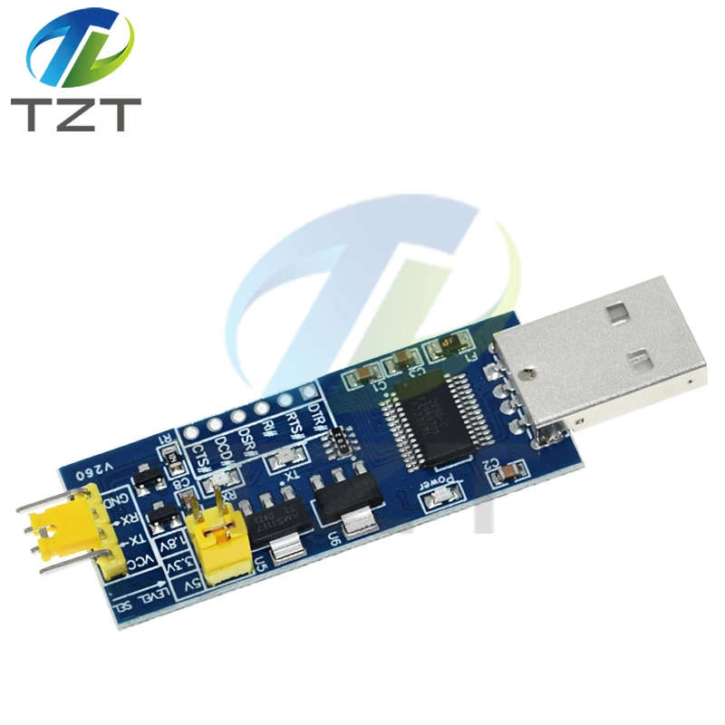TZT 1/3PCS FT232RL Serial Port Module USB To TTL Serial Port Small Board 5V 3.3V 1.8V Level download the burn line - view 4