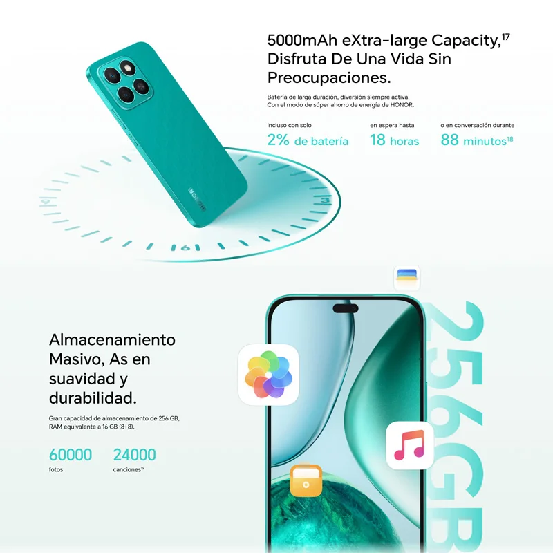 Honor X8c، الهاتف الذكي، كوالكوم سنابدراجون 685، 6.7 بوصة، كاميرا 1080 ميجابكسل، بطارية 5000 مللي أمبير في الساعة