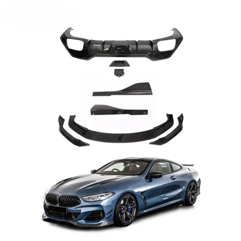 

AC Style Carbon Fiber Body Kit 8 Series G14 G15 G16 2019-ON Front Lip Rear Diffuser Side Skirts Body Kit