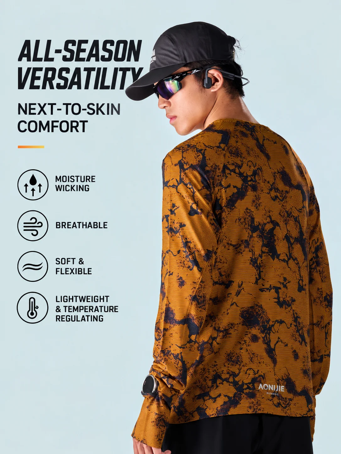 AONIJIE FM5267 Merino Wool Men - огляд і ціна Undershirt Crew Neck