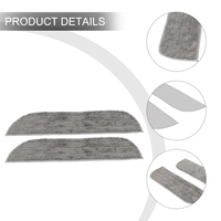 2pcs Wet-Dry Vacuum Mop Cloths For Veniibot N1 Max N2 H10 N1 Robot Vacuum Cleaner Mop Cloths Pad Part Household Cleaning Tool
