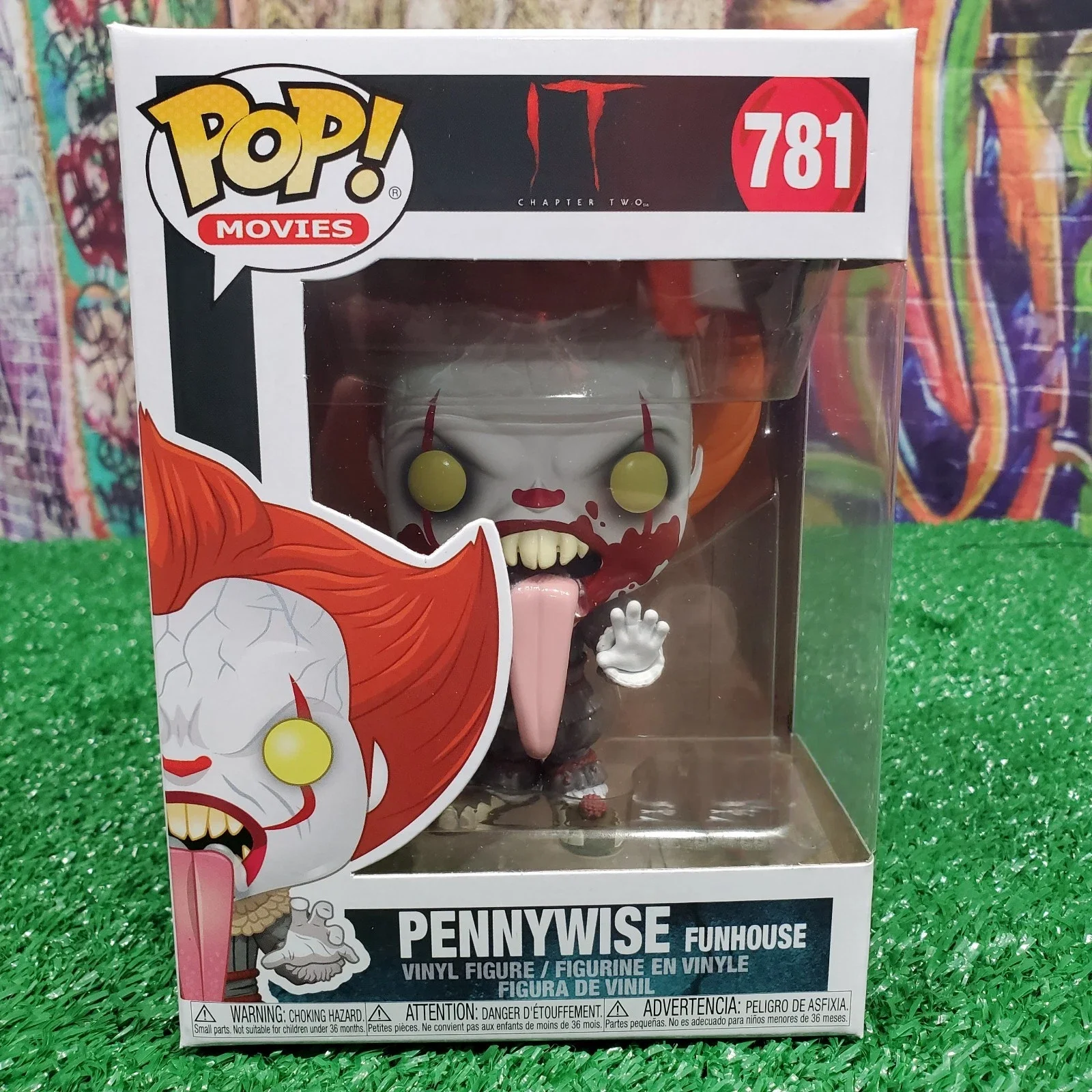 

It Chapter 2 Figure Pennywise (Funhouse) #781 Funko Pop! Vinyl Figure Collectible Limited Edition Figurine Decoration Model Toy