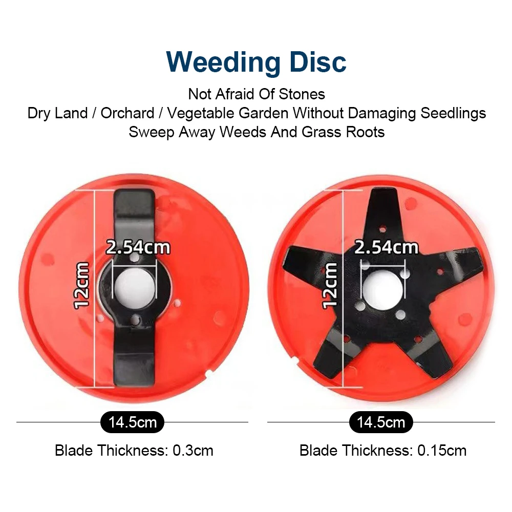 Dual-use Weeding Blade Cutters Disc Multi-functional Weeder Plate Lawn Mower Trimmers 2/5 Teeth Blades Hedge Grass Trimmer Head