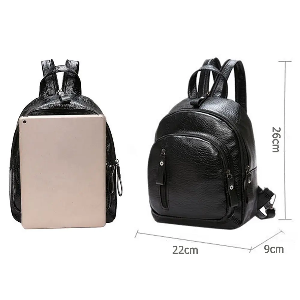 High Quality Waterproof Leather Women Backpack Fashion Anti-theft Women Backpacks Ladies Large Capacity Backpack