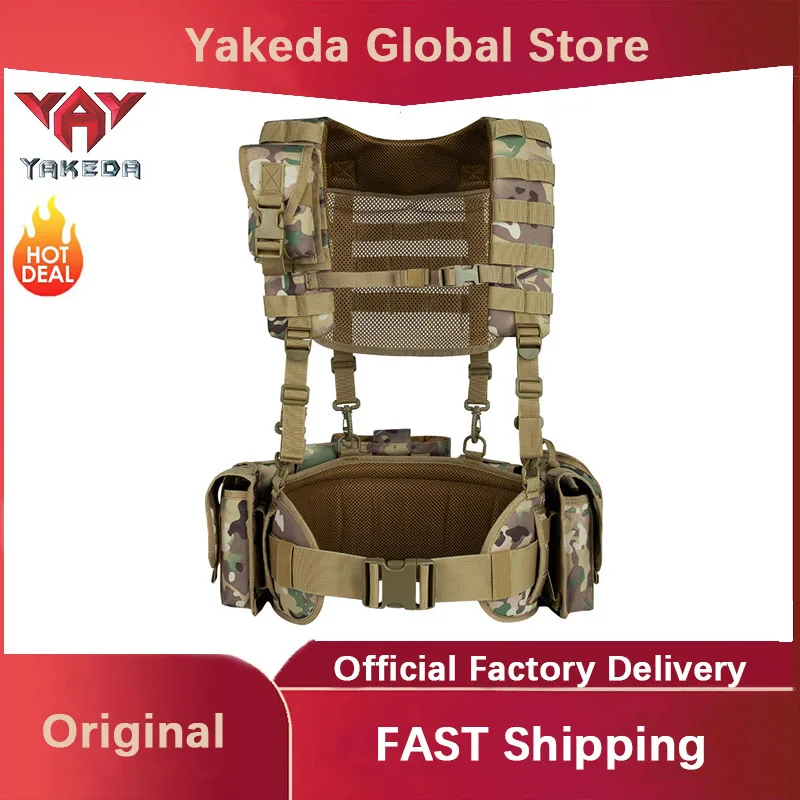 

YAKEDA Tactical Sling Outdoor Tactical Carrying Equipment Camouflage Bellyband Breathable And Wear-resistant 2024 Tactical Vest