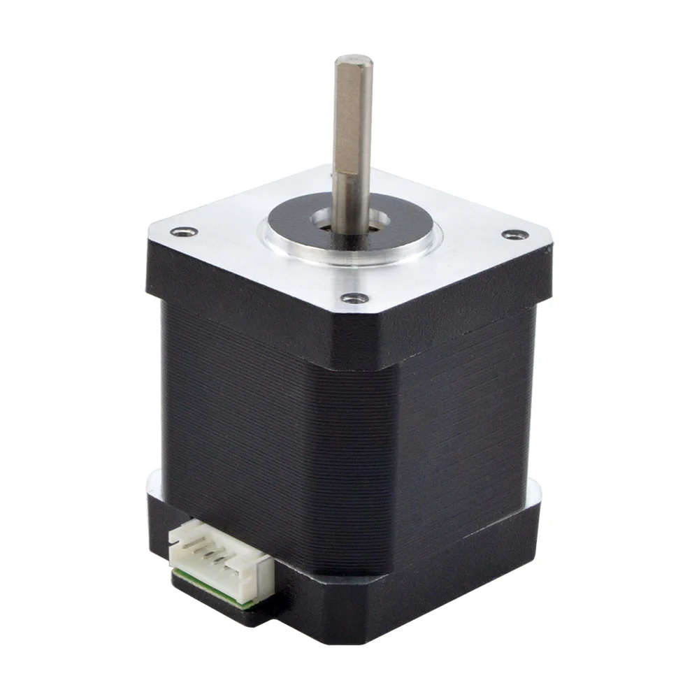 STEPPERONLINE Nema 17 Stepper Motor Nema17 Motor 0.55N.m 2A 42x48mm 2 Phase 4-lead for DIY 3D Printer CNC