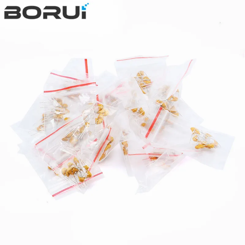 18values*10pcs =180pcs Monolithic Ceramic Capacitor 20pF~1uF,ceramic capacitor Assorted Kit