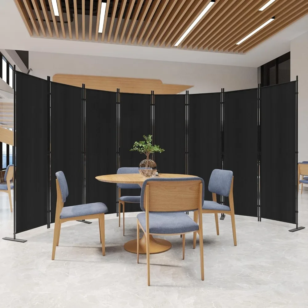 Panels Room Divider,  Ft Tall Indoor Folding Privacy Screen, Portable Partition Separator, Freestanding Separation