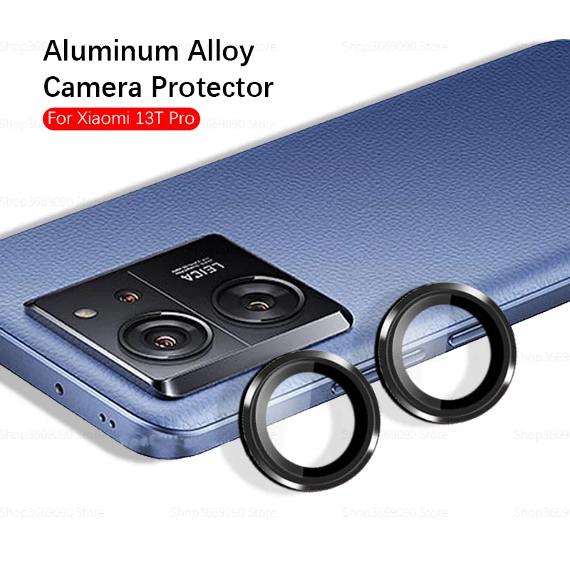 3D Curved Camera Lens Protective Glass Case For Xiaomi 13T Pro Aluminum Alloy Ring Lens Cover Xiaomi13T Xiomi Mi13T Mi 13 T Pro