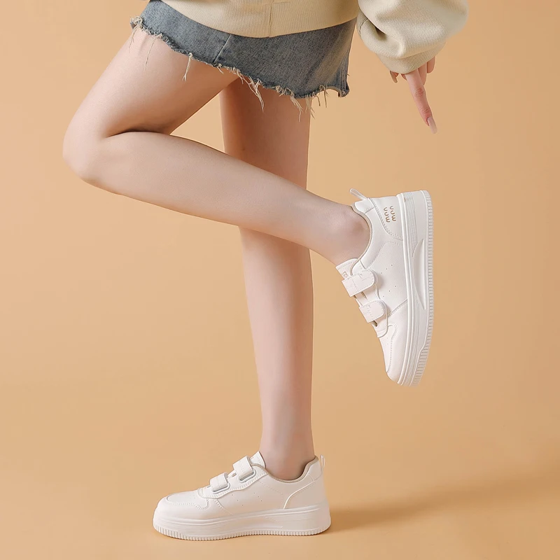 Women's Shoes Flat Bottom Non-slip Small White Shoes Women's Soft Sole Casual Sneakers Female Student Versatile Flat Shoes