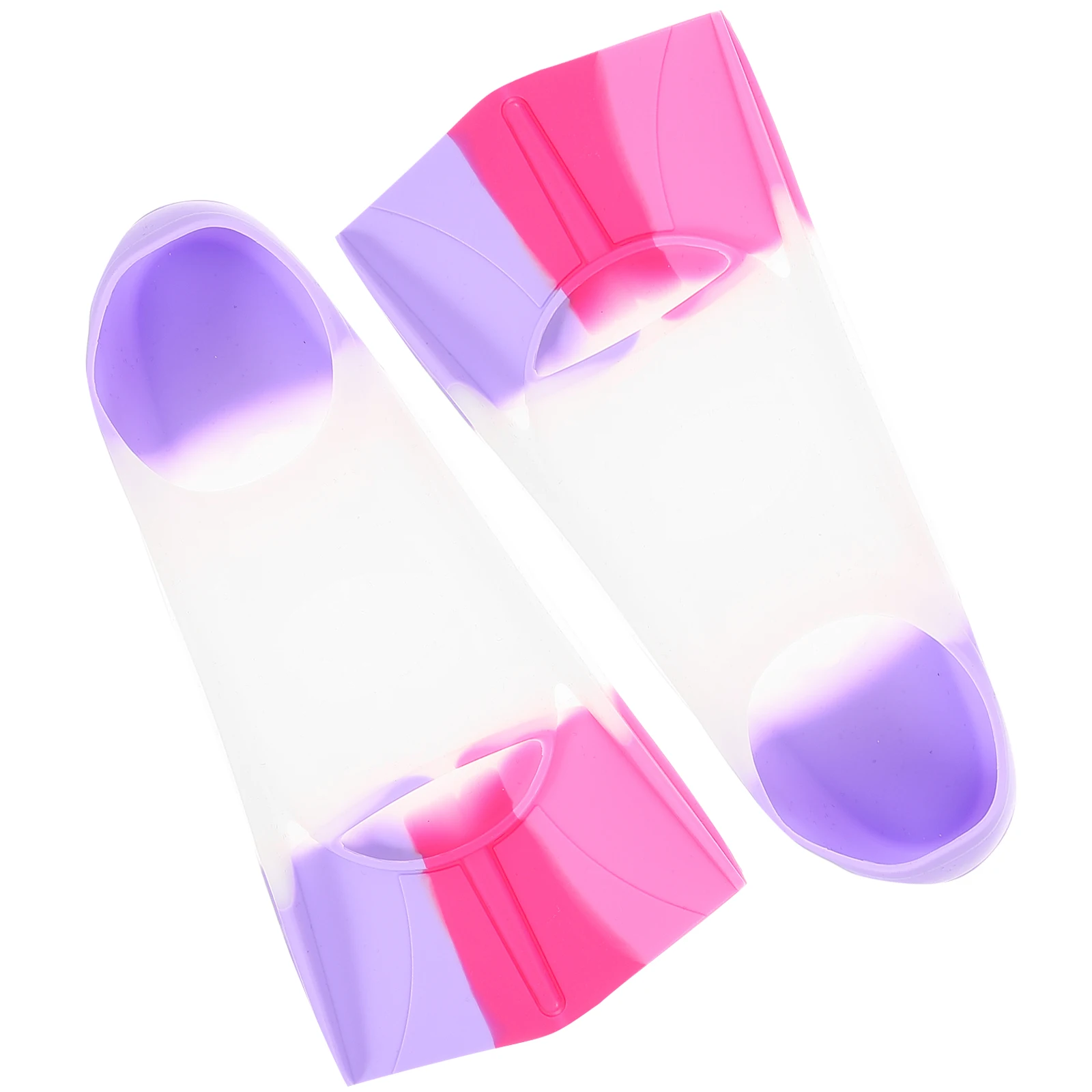 

1 Pair Silicone Kids Snorkeling Diving Flippers Soft Gel Material Training Beach Use Water Sports Frog Shoes