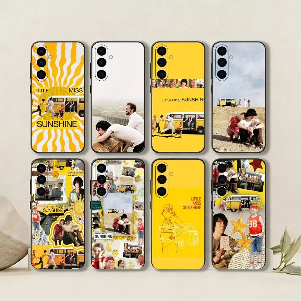 L-Little Miss Sunshine-WARM   Phone Case For Samsung Galaxy A73,A72,A71,A70,A53,A52,A51,Soft Silicone Black Cover