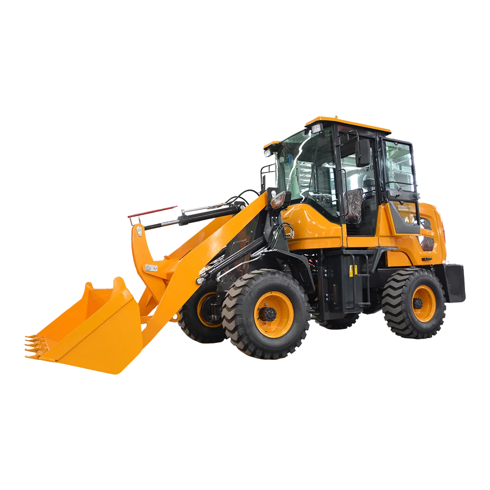 Le chargeur frontal 4x4 motoréducteur le plus populaire en Chine avec un nouveau moteur, capacité de charge de 2 à 6 tonnes, accessoires de seau polyvalents