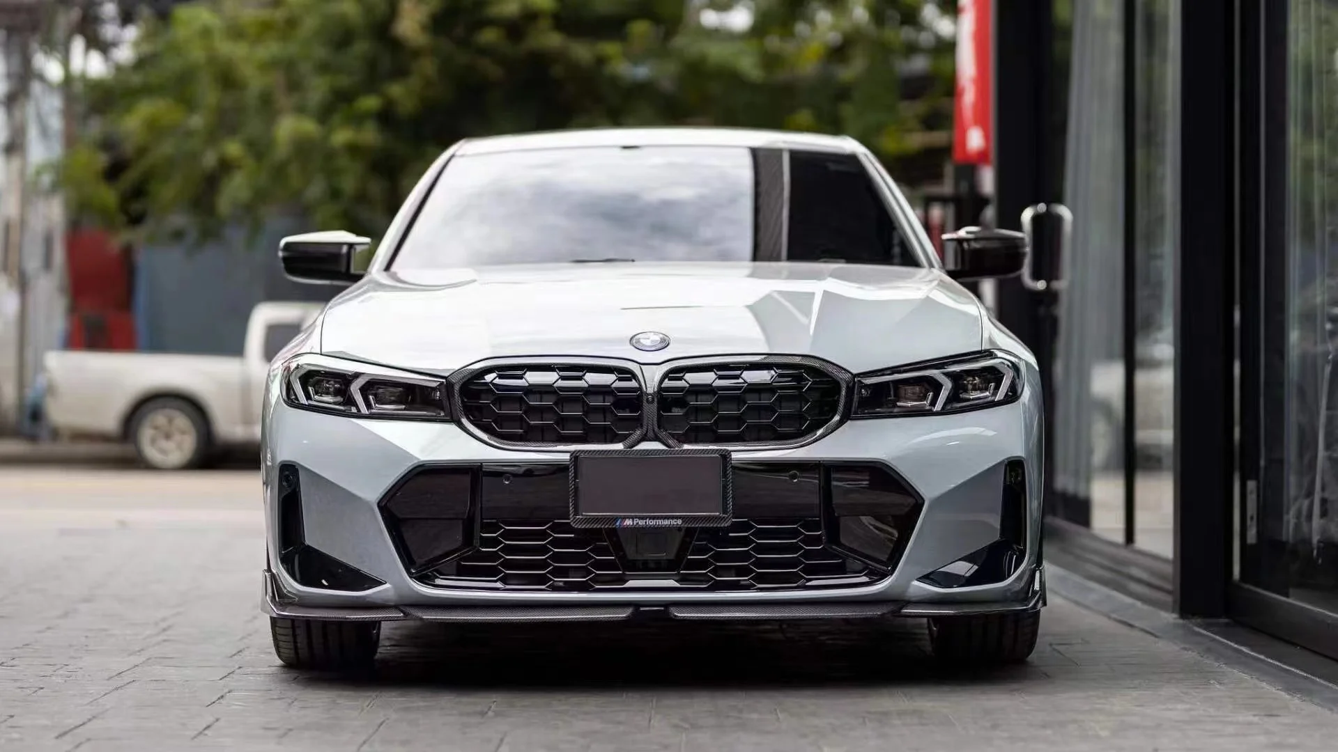 For 2023  3 Series G20 Sport Carbon Fiber front bumper lip