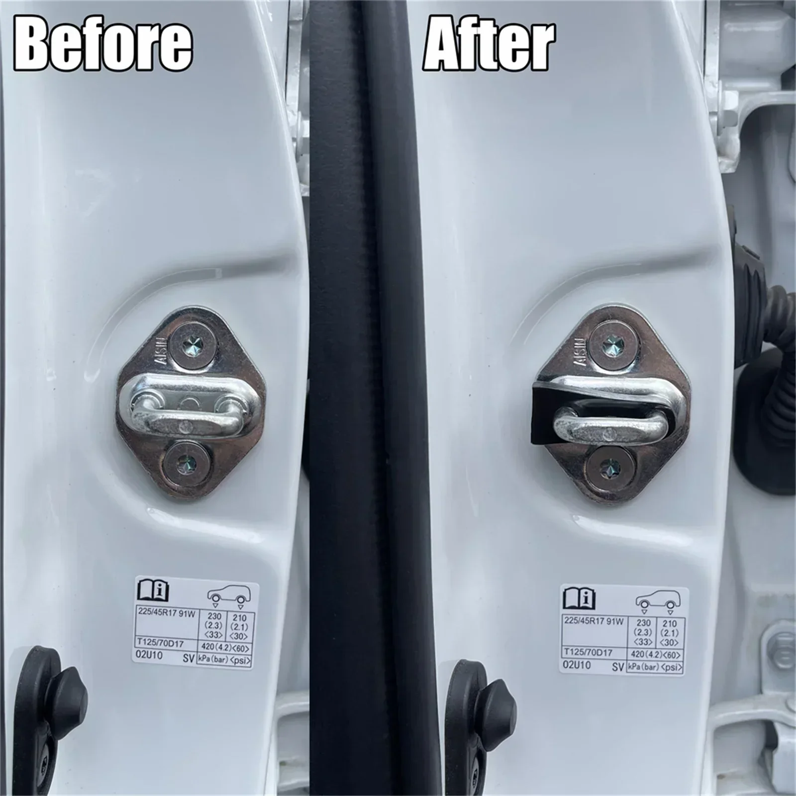 

2/4 шт. универсальные демпферы-буферы для автомобильных дверей, противоударные накладки-глушители, амортизирующие противоударные накладки для дверей автомобиля, защита от столкновений