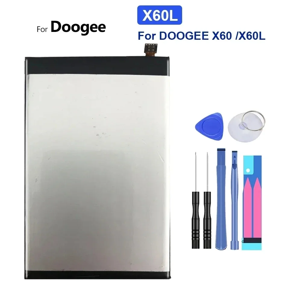 Bateria para Doogee X3 X53 X55 X60 X60L X7 X7S X9S X11 X10 X90 X20 X30 X50 X70 Y8C X93 (X6 X9 X95 X97 X98 X5 X96) Max Mini Pro