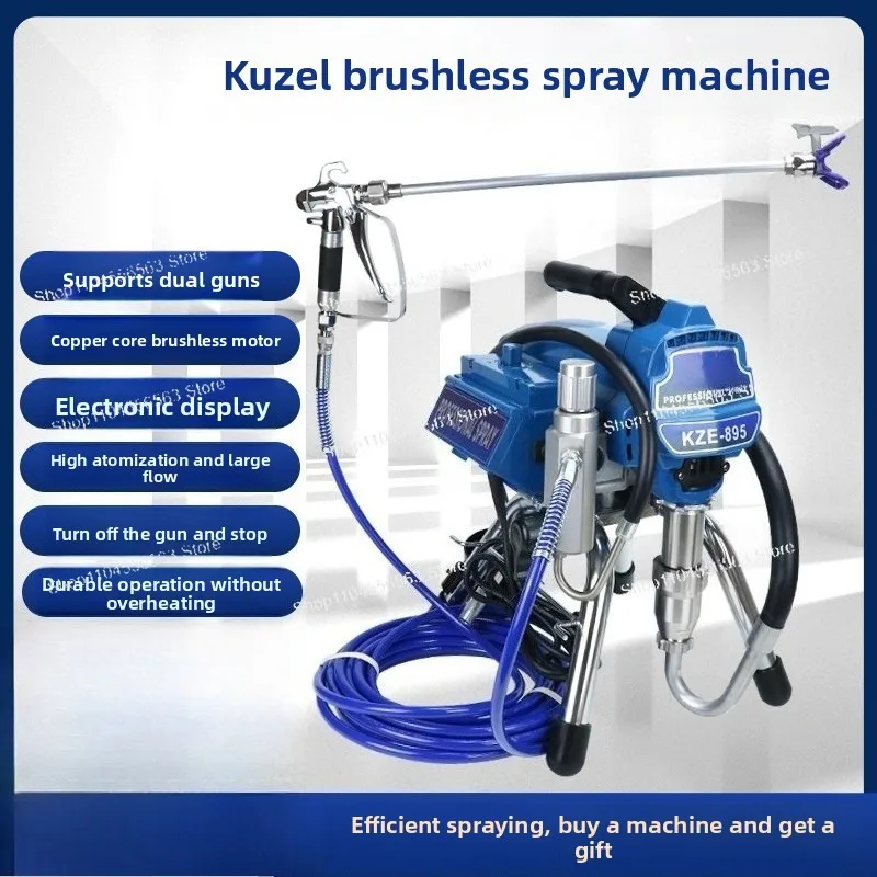 Electric Airless Paint Sprayer, Multi-Function Coating Machine for Latex & Lacquer