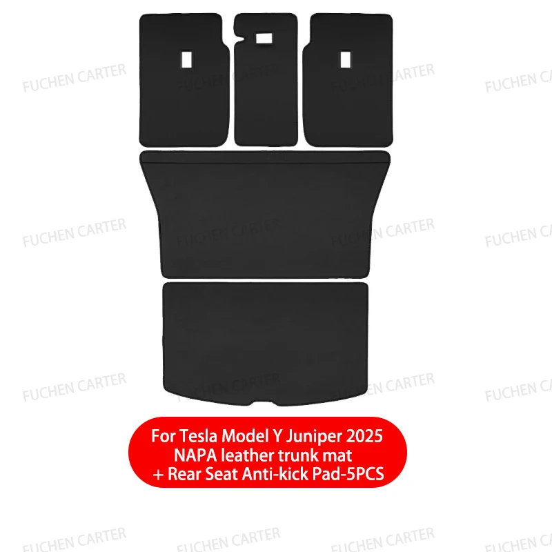5pcs leather