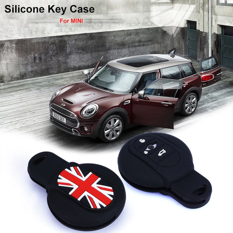 Car Remote Silicone Key Case Cover Bag Key Protector For Mini Cooper JCW One F54 F55 F56 F57 F60 Countryman Decor Accessories