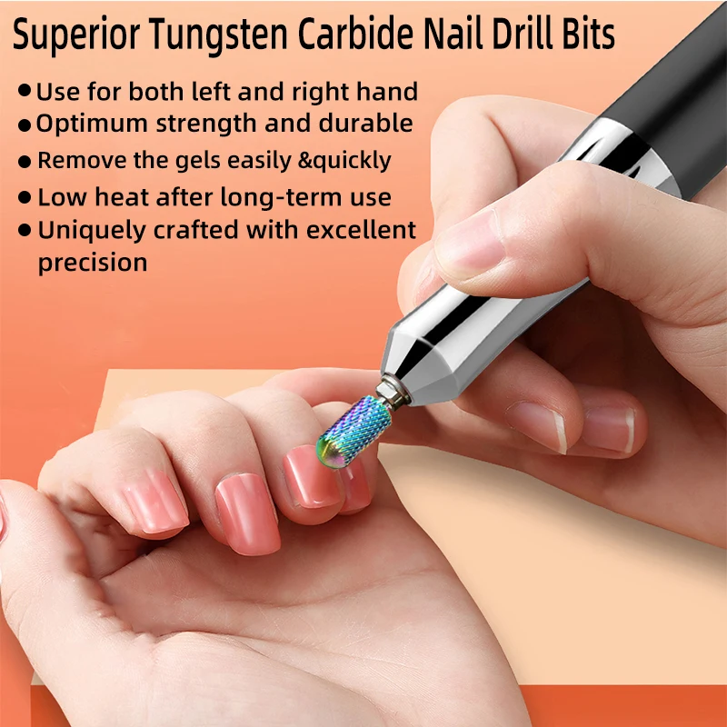 67 Styles Carbide Nail Drill Bits Pedicure Milling Cutter For Manicure Cuticle Clean Electric Manicure Drill Nail Files Art Tool