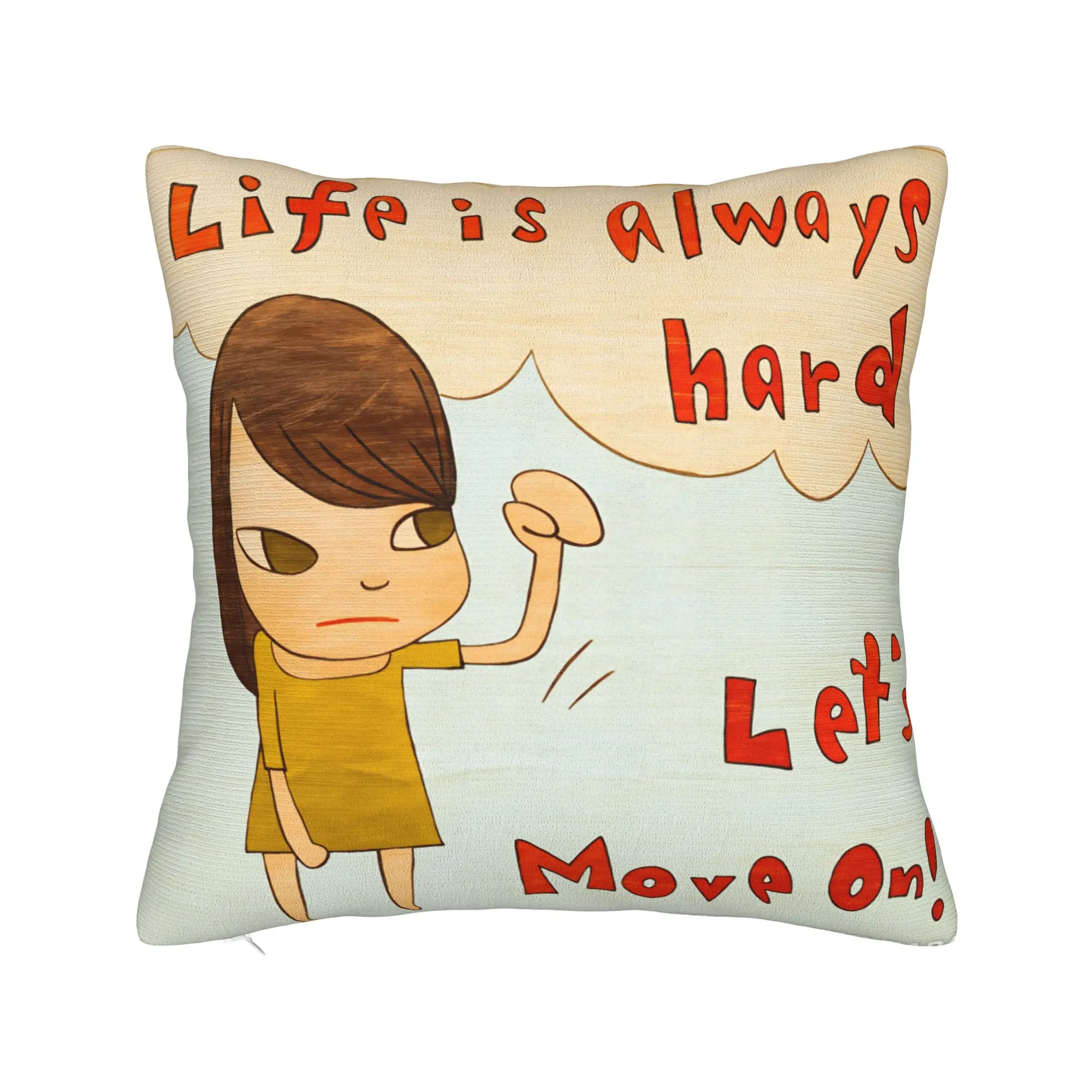 Pillow Case Y-Yoshitomo Nara Graphic  Pillow Cover For Chair Sofa Home Decor Fashion Pillowcases