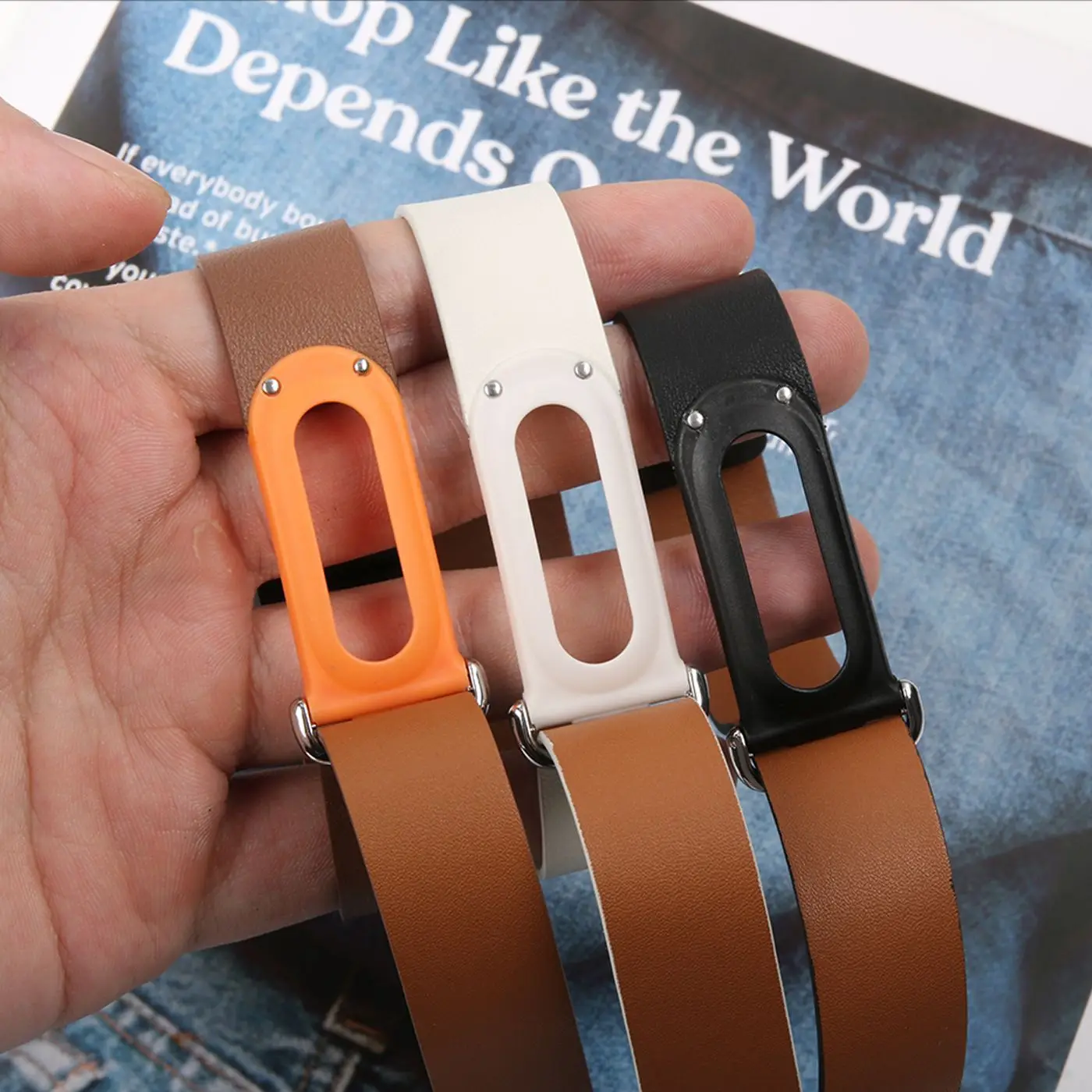 Microfiber Leather Wristband For Google Fitbit Air Strap Watch Band Waterproof Business Commute Bracelet For Men Women