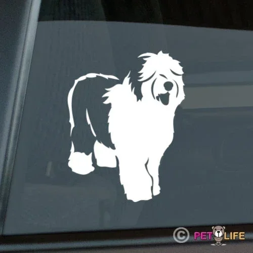 For Old English Sheepdog Sticker Die Cut Vinyl - oes Car decal