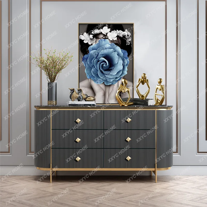 

Современный минималистичный шкаф для хранения вещей в стиле лайт-люкс, тумба под телевизор из массива дерева