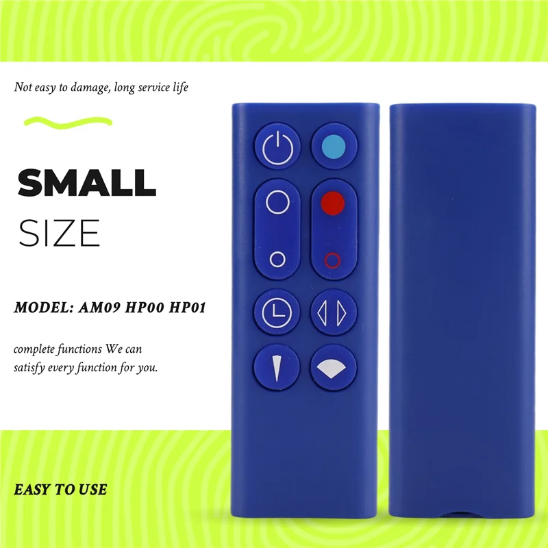 Цельный очиститель воздуха безлистный вентилятор с дистанционным управлением, подходит для Dyson AM09 HP00 HP01 Bluea83x